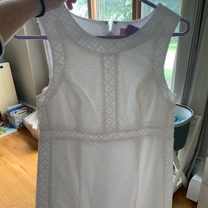 Lily Pulitzer size 4 white shift dress